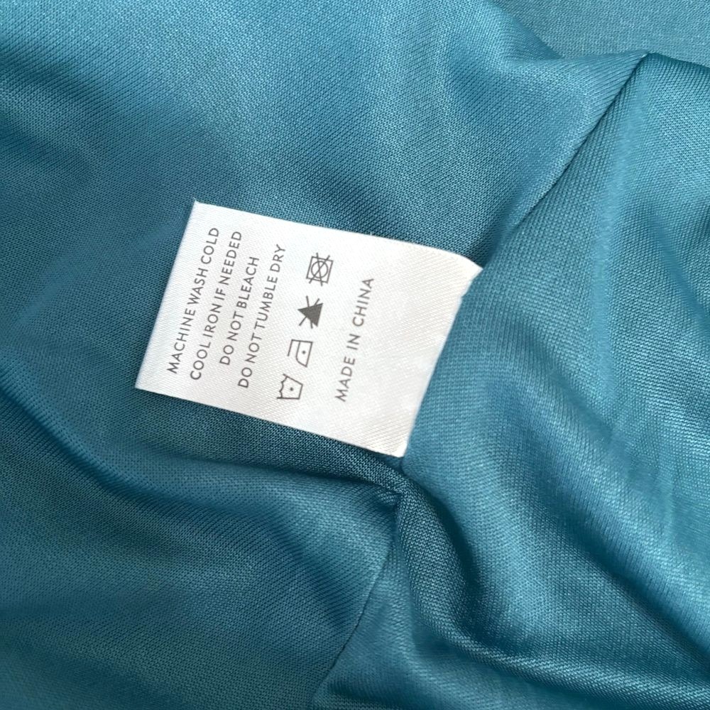 Baltic Born Wrap Maxi Dress Flowy Elegant Formal Wedding Party XL Teal Sea‎ Blue - Picture 9 of 9
